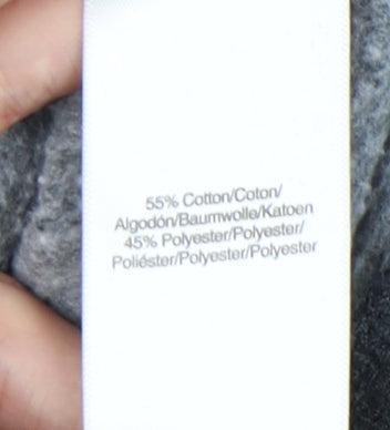 DKNY Grey Women's Pullover Hoodie, Size S