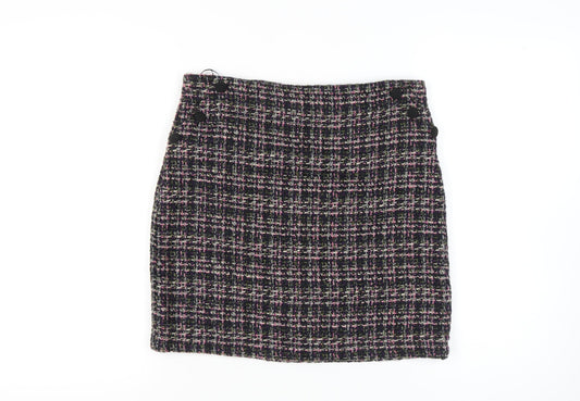 Monsoon Women's Multicoloured Check Pencil Skirt Size 12