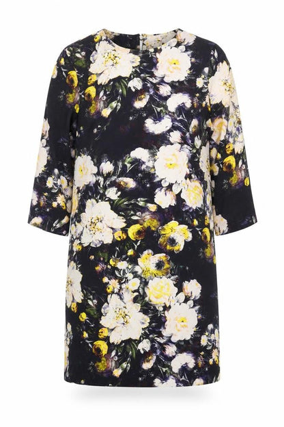 Warehouse Women's Floral Dress Multicoloured Size 16