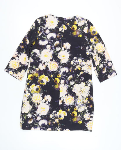 Warehouse Women's Floral Dress Multicoloured Size 16