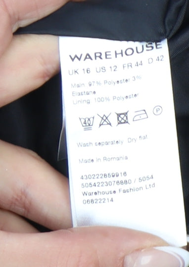 Warehouse Women's Floral Dress Multicoloured Size 16