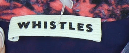 Whistles Women's Multicoloured Silk Dress Size 12