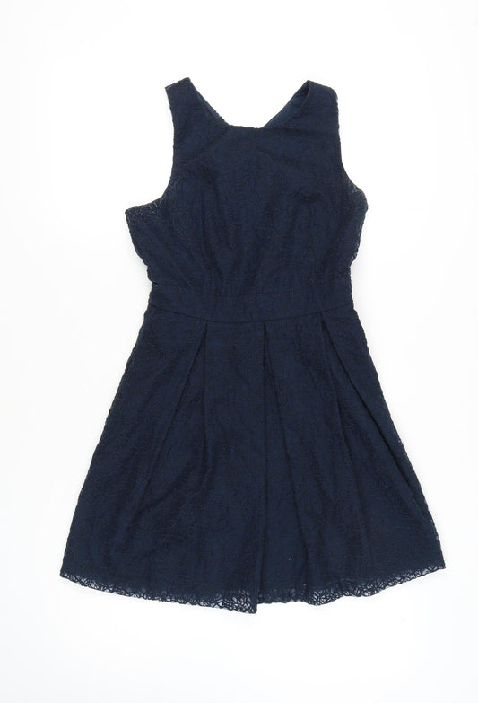 Jack Wills Women's Blue A-Line Dress, UK 10