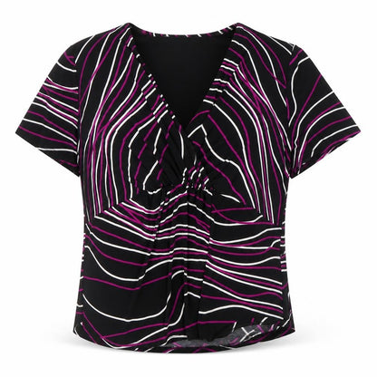 Womens UK Size XL Viyella Multicoloured Basic Blouse