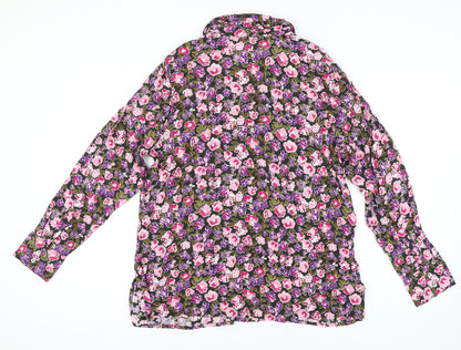 Cotton Traders Women's Floral Blouse, Multicoloured, Size 16