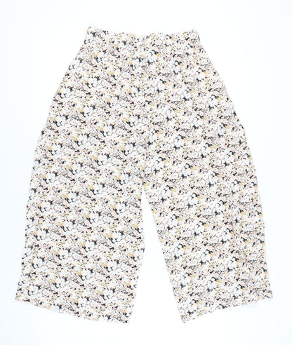Womens UK Size 8 Gap Relaxed Fit Cropped Multicoloured Trousers