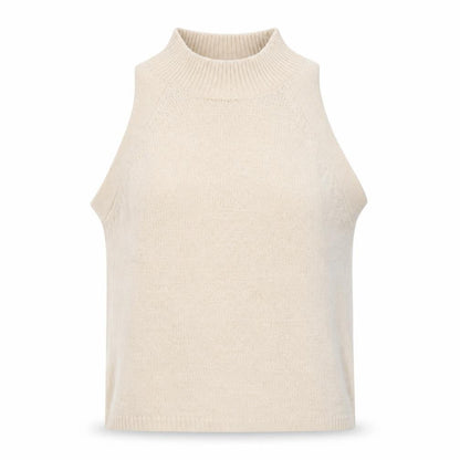 Womens UK Size 12 MNG Basics Beige Basic Tank