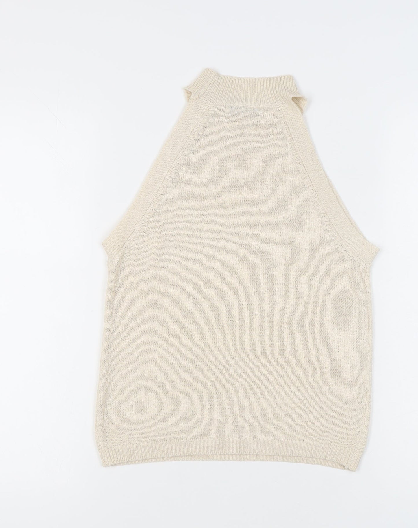 Womens UK Size 12 MNG Basics Beige Basic Tank