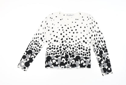 Womens UK Size 16 Pure & Natural Multicoloured Pullover Jumper