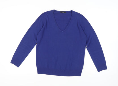 Womens UK Size 10 Marks and Spencer Blue Pullover Jumper