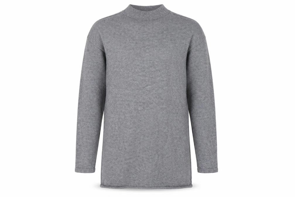 Womens UK Size S Quiz Grey Pullover Jumper