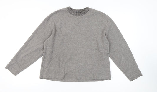 Womens UK Size 12 Zara Grey Pullover Jumper