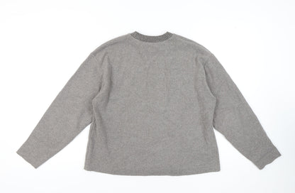 Womens UK Size 12 Zara Grey Pullover Jumper