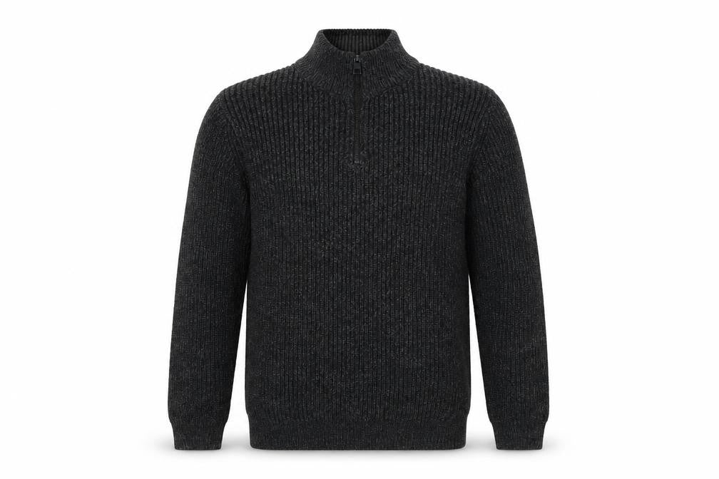 Mens UK Size S NEXT Black Henley Jumper