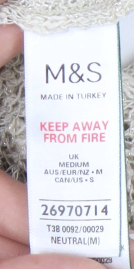 Womens UK Size M Marks and Spencer Ivory Pullover Jumper