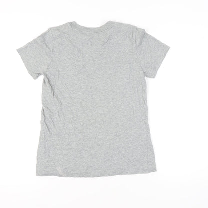 Womens UK Size M Converse Grey Basic T-Shirt