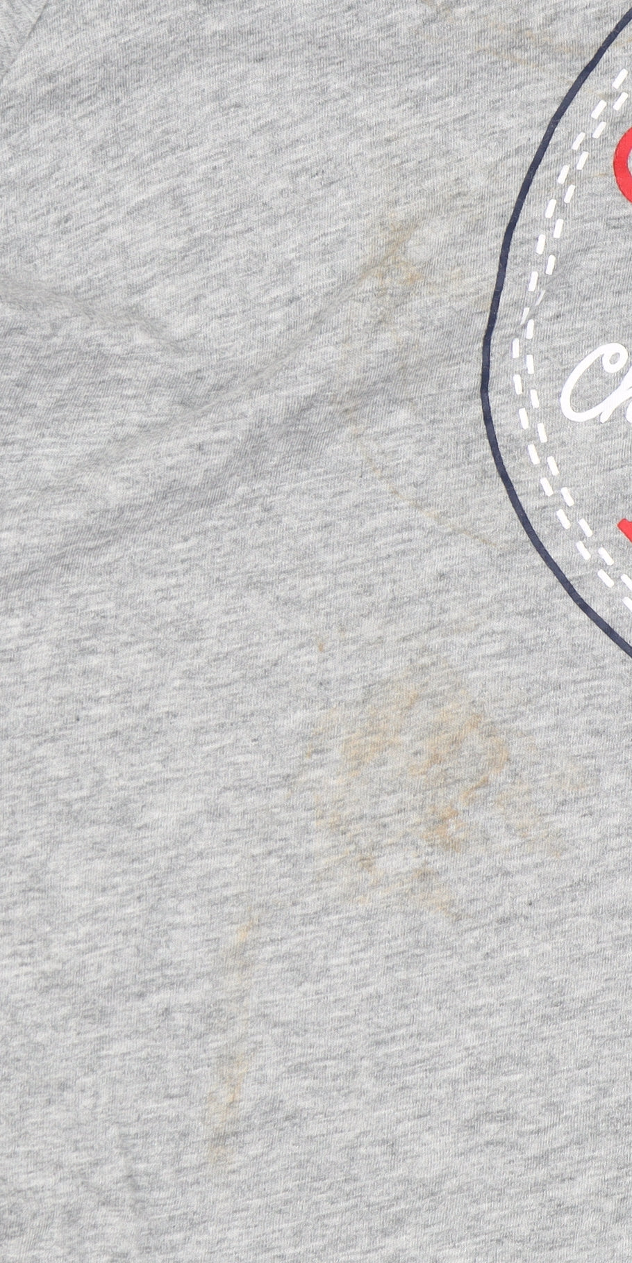 Womens UK Size M Converse Grey Basic T-Shirt