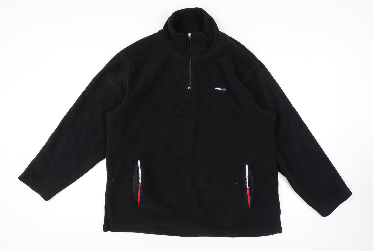 Tommy Jeans Men's Black Pullover Sweatshirt L