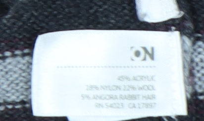 Old Navy Men's Black Striped Pullover Jumper L