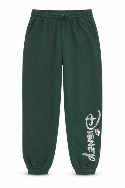 Womens UK Size S Disney Relaxed Fit Jogger Green Trousers