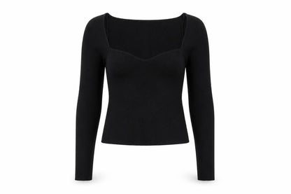 Womens UK Size S H&M Black Basic Blouse