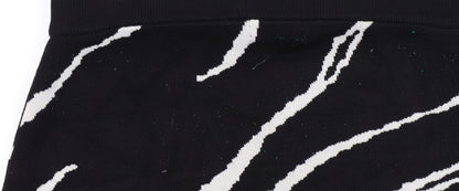 Weekday Women's Black Animal Print Skirt M