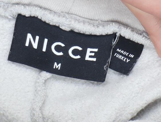 Nicce Men Ivory Jogger Trousers M with Logo