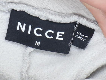 Nicce Men Ivory Jogger Trousers M with Logo