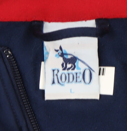 Rodeo Men's Large Colourblock Zip Sweatshirt