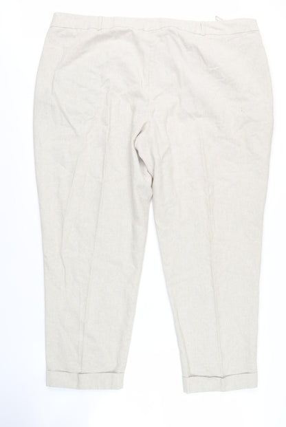Womens UK Size 18 BHS   Beige Trousers