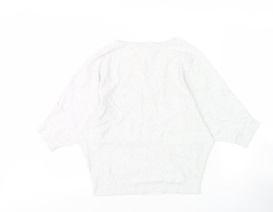 Womens UK Size S Phase Eight Grey Pullover Jumper