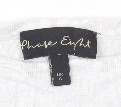 Womens UK Size S Phase Eight Grey Pullover Jumper
