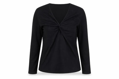 Womens UK Size 16 Wallis Black Basic Blouse