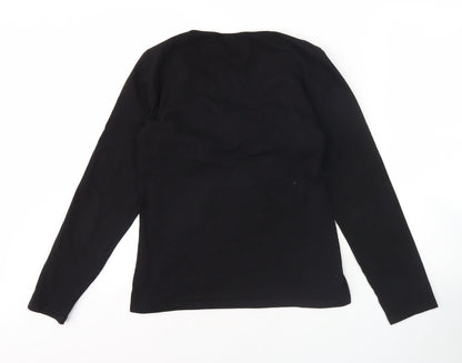 Womens UK Size 16 Wallis Black Basic Blouse