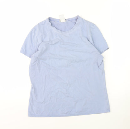 GAP Women's Blue Basic Stretch T-Shirt, Size L