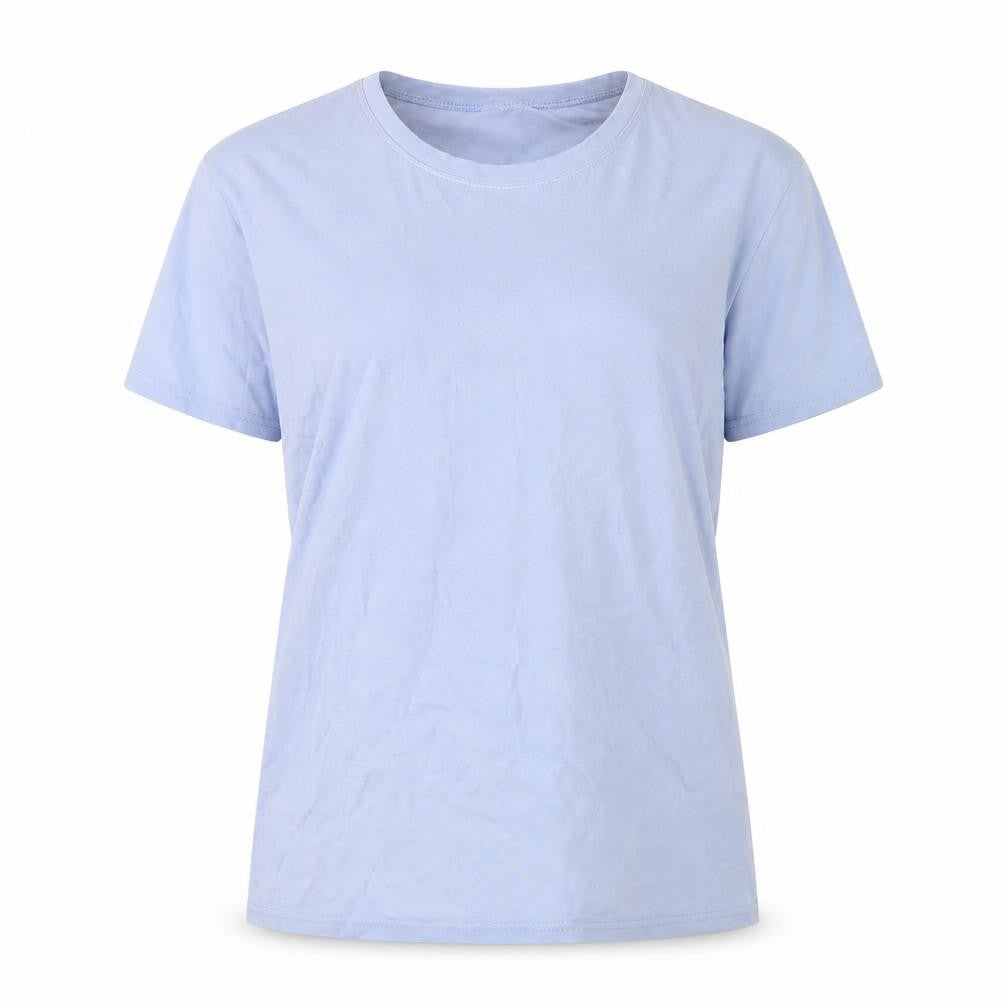 Gap Women's Blue Basic Stretch T-Shirt, Size L