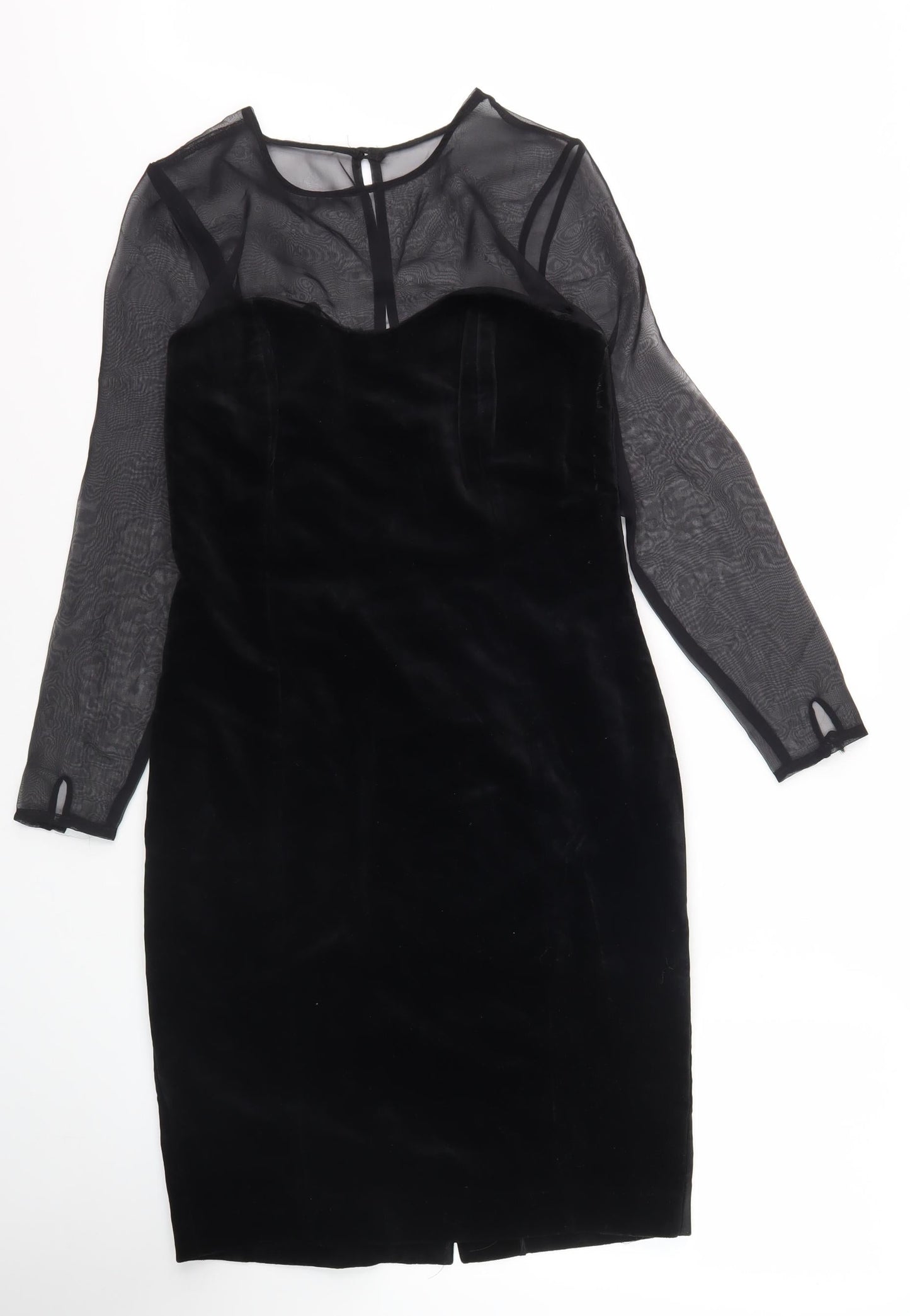 Next Women's Black Sheath Party Dress Size 10