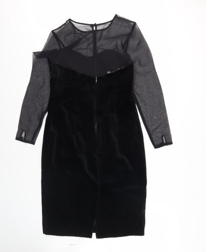 Next Women's Black Sheath Party Dress Size 10