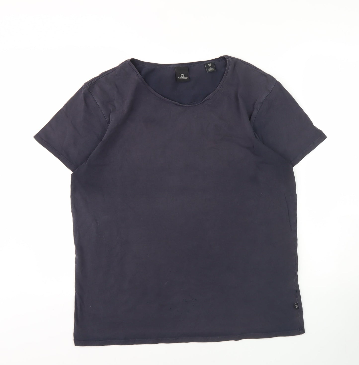 Scotch & Soda Men's Black Crew Neck T-Shirt L