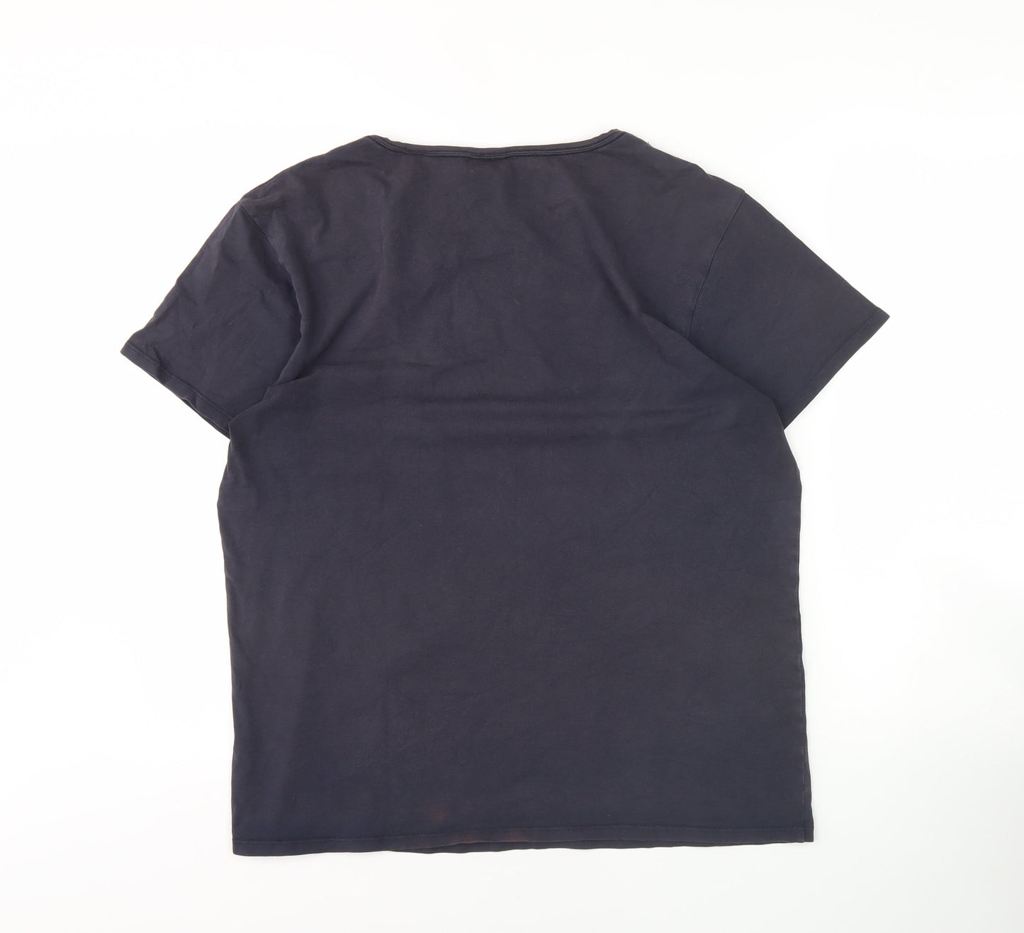 Scotch & Soda Men's Black Crew Neck T-Shirt L