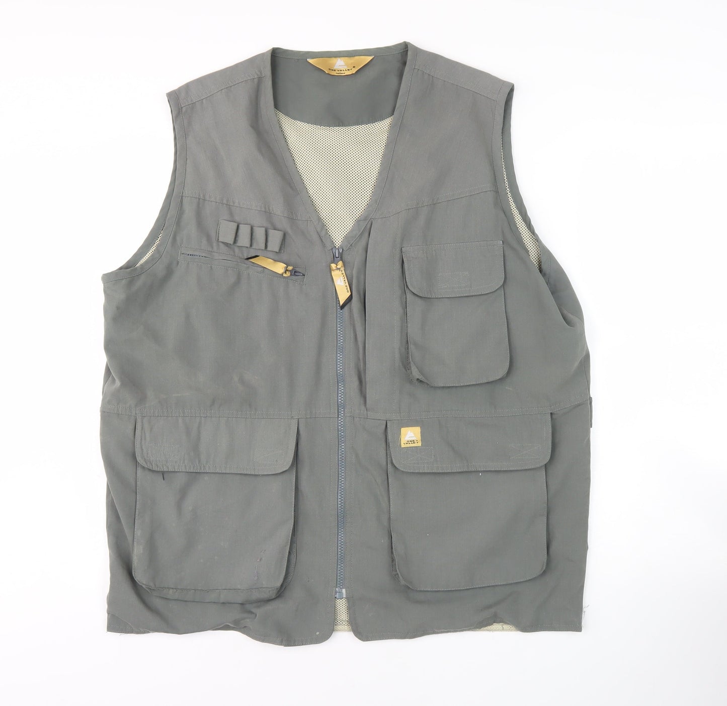 Mens UK Size L One Valley Trailwear Grey Basic Jacket