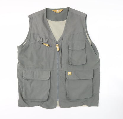 Mens UK Size L One Valley Trailwear Grey Basic Jacket