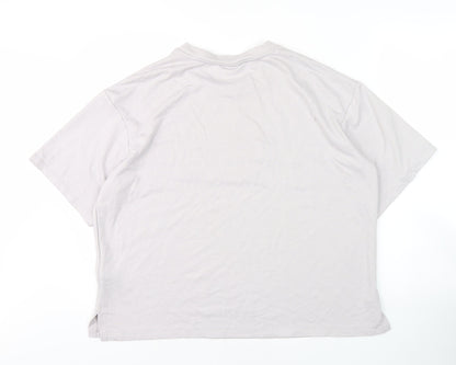 Love Leggings Women's White T-Shirt XL Relaxed Fit