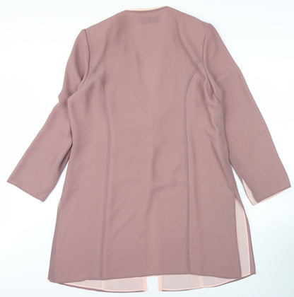 Jacques Vert Women's Pink Embroidered Jacket Size 16