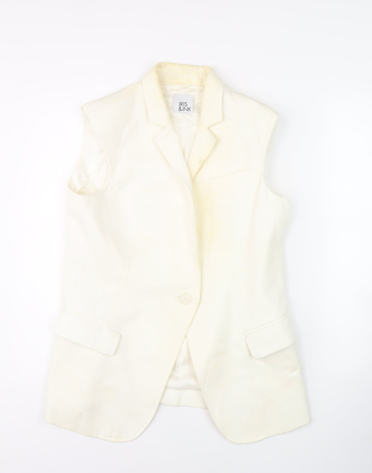 Iris & Ink Women's Ivory Blazer Size 12