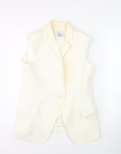 Iris & Ink Women's Ivory Blazer Size 12