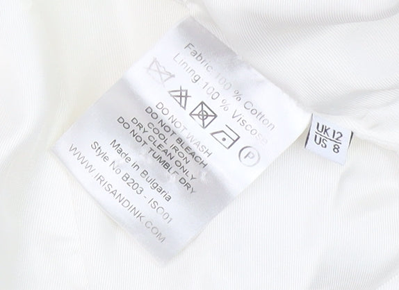 Iris & Ink Women's Ivory Blazer Size 12