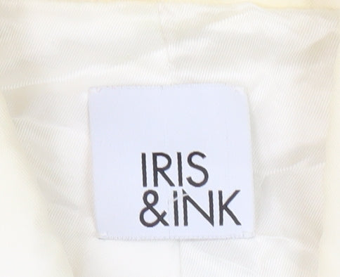 Iris & Ink Women's Ivory Blazer Size 12