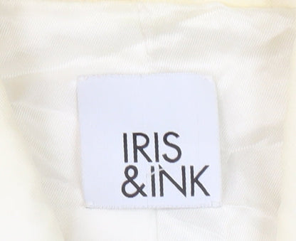 Iris & Ink Women's Ivory Blazer Size 12
