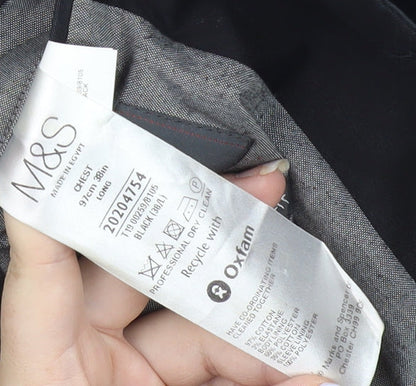 Marks and Spencer Men's Black Slim Fit Blazer